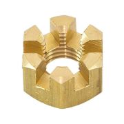 Гайка корончатая на гребной вал Yamaha 6-15/F6-F20, Omax