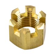 Гайка корончатая на гребной вал Suzuki DT9.9-15/DF8A-20A, OMAX