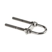 Рым-болт U-образный D8 мм, Lрез. 80 мм