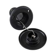 Горловина заливная для воды, пластиковая, черная, под шланг 38 мм