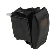 Переключатель трехпозиционный ON-OFF-ON 12 В/20А 4Р с подсветкой