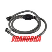 Шланг топливный d8.5/D14 мм с грушей и переходниками: Yamaha, Tohatsu/Nissan, Mercury (упаковка из 50 шт.)