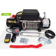 Лебедка автомобильная Electric Winch 12v 12000LBS синтетический трос 12 мм