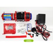 Лебедка ATV Electric Winch 12v, 4500 LBS синтетический трос