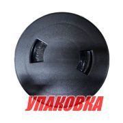 Крышка люка технологическая 152.5 черная (упаковка из 12 шт.)