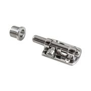 Задвижка дверная 60х30 мм, нержавеющая