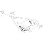 Ось для прицепа в сборе МЗСА 3906.0099 (L=1825мм)
