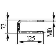 Стремянка - скоба 55х115 М10 (6894)