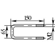 Стремянка - скоба 53х138 М12 (7180)