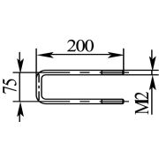 Стремянка - скоба 63х188 М12 (8936)