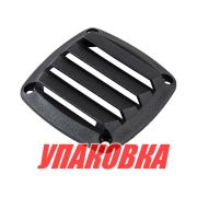 Решетка воздухозаборника 86х86х15 мм, черный (упаковка из 30 шт.)