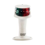 Огонь ходовой комбинированый (красный, зеленый) на стойке 100 мм, белый