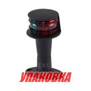 Огонь ходовой комбинированый (красный, зеленый) на стойке 100 мм, черный (упаковка из 4 шт.)