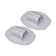 Крепление леера, серый, 2 шт