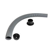 Гофра кабель-трассы D60/d50 мм, L800 мм, серая