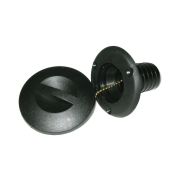 Горловина заливная для топлива, пластиковая, черная, под шланг 38 мм