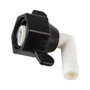 Фитинг SeaFlo угловой резьба-«елочка» 1/2«-14 NPT(F)x3/8»