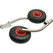 Колеса транцевые для надувной лодки НДНД, модульные, D260 мм, нержавеющая сталь  (комплект)