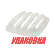 Решетка воздухозаборника 86х86х15 мм, белый (упаковка из 100 шт.)