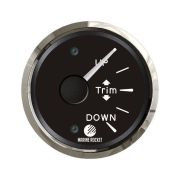 Трим-указатель Yamaha с 2001 г., черный циферблат, нержавеющий ободок, д. 52 мм, Marine Rocket