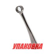 Стойка поручня проходная под трубу 7/8 (22 мм), поперечная, высота 152 мм (упаковка из 10 шт.)