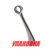 Стойка поручня проходная под трубу 7/8 (22 мм), поперечная, высота 127 мм (упаковка из 10 шт.)