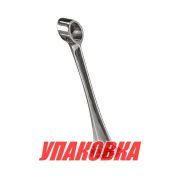 Стойка поручня проходная под трубу 7/8 (22 мм), продольная, высота 152 мм (упаковка из 10 шт.)