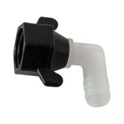 Фитинг SeaFlo угловой резьба-«елочка» 1/2«-14 NPT(F)x1/2»