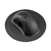 Крепление леера большое, D 95 мм, отверстие 13 мм, черное
