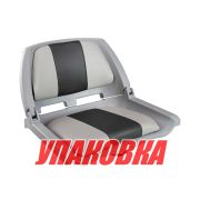 Кресло складное мягкое TRAVELER, цвет серый/черный (упаковка из 2 шт.)