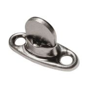 Застежка тентовая поворотная c панелькой, нержавеющая сталь, Osculati, упаковка 50 шт.