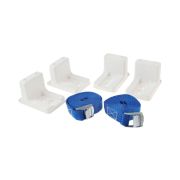 Крепление для стационарных топливных баков, 4 крепления и 2 ремня (упаковка из 10 шт.)