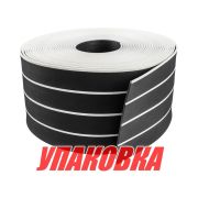 Покрытие палубное 200ммx5мм, черный, белая полоса, Marine Rocket (упаковка из 8 шт.)