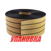 Покрытие палубное 200ммx5мм, тик классический, черная полоса, Marine Rocket (упаковка из 4 шт.)