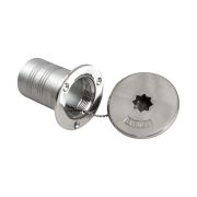 Горловина заливная для бензина, шланг 50 мм , нерж. сталь, под ручку лебедки, Marine Rocket