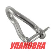 Скоба такелажная изогнутая, 10 мм, Marine Rocket (упаковка из 5 шт.)