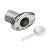 Основание врезное для флагштока д. 25 мм, нержавеющее, Marine Rocket