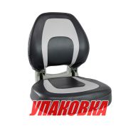 Кресло мягкое складное, обивка винил, цвет серый/угольный, Marine Rocket (упаковка из 4 шт.)