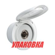 Короб с быстроразъемным штуцером, круглый, белый (упаковка из 4 шт.)