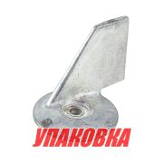 Анод цинковый Suzuki DF40T-50T/DF40A-60A/DT40-85 (киль протектор), Omax (упаковка из 6 шт.)