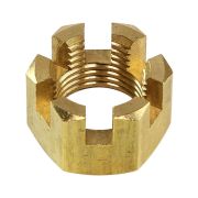 Гайка корончатая на гребной вал Yamaha 40-90, F25-100, Omax