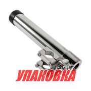 Держатель спиннинга нержавеющий с креплением к лееру, Marine Rocket (упаковка из 2 шт.)