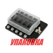 Блок на 10 предохранителей с индикацией исправности предохранителя, Marine Rocket (упаковка из 10 шт.)