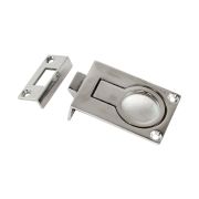 Ручка палубная потайная с защелкой, 57x40 мм, нержавеющая, Marine Rocket