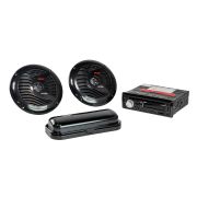 Морская аудиосистема 1DIN PYLE PLCDBT75MRB, комплект