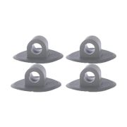 Держатель съемного транца, 100x37, d20, серый, 4 шт