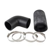 Колено выхлопа с патрубком вход 3« выход 3» наклон 80, OSCO