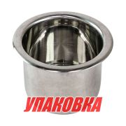 Подстаканник из нержавеющей стали, H60 мм, Marine Rocket (упаковка из 2 шт.)