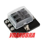 Блок на 6 предохранителей с индикацией исправности предохранителя, Marine Rocket (упаковка из 2 шт.)