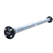 Ось прицепа оцинкованная В5, В7, 750 кг 4х98 М12х1,5 L=1832мм